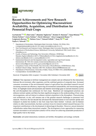 Recent Achievements and New Research Opportunities for Optimizing Macronutrient Availability, Acquisition, and Distribution for Perennial Fruit Crops