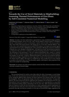 Towards the Use of Novel Materials in Shipbuilding: Assessing Thermal Performances of Fire-Doors by Self-Consistent Numerical Modelling