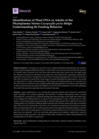 Identification of Plant DNA in Adults of the Phytoplasma Vector Cacopsylla picta Helps Understanding Its Feeding Behavior