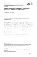 Inklusive Bildung und Fachdidaktik in Grundschulen. Erkenntnisse, Reflektionen und Perspektiven