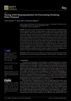 Tuning ANN Hyperparameters for Forecasting Drinking Water Demand