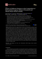 Impact of Different Stoppers on the Composition of Red and Rosé Lagrein, Schiava (Vernatsch) and Merlot Wines Stored in Bottle