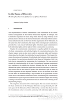 In the name of diversity: the disenfranchisement of citizens in an African federation