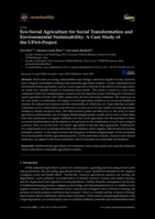 Eco-Social Agriculture for Social Transformation and Environmental Sustainability: A Case Study of the UPAS-Project