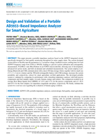 Design and Validation of a Portable AD5933–Based Impedance Analyzer for Smart Agriculture
