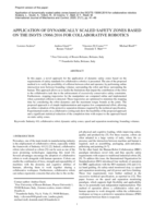 Application of dynamically scaled safety zones based on the ISO/TS 15066:2016 for collaborative robotics