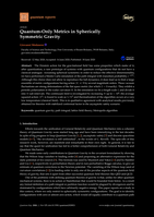 Quantum-only metrics in spherically symmetric gravity