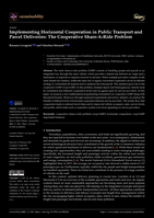 Implementing Horizontal Cooperation in Public Transport and Parcel Deliveries: The Cooperative Share-A-Ride Problem