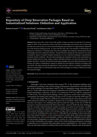 Repository of Deep Renovation Packages Based on Industrialized Solutions: Definition and Application