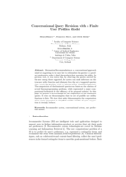 Conversational Query Revision with a Finite User Profiles Model