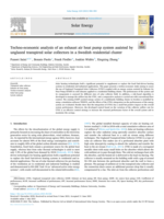 Techno-economic analysis of an exhaust air heat pump system assisted by unglazed transpired solar collectors in a Swedish residential cluster