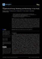 Neighborhood Energy Modeling and Monitoring: A Case Study