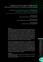 Educazione motoria ecologica e sviluppo motorio nella scuola dell’infanzia per combattere la povertà educativa = Ecological motor education and motor development in preschool to fight educational poverty