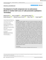 Development of multi-component non-sex pheromone blends to monitor both sexes of Cydia pomonella (Lepidoptera: Tortricidae)