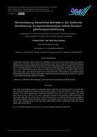 Wertschätzung bäuerlicher Betriebe in der Südtiroler Bevölkerung: Komponentenanalyse mittels Strukturgleichungsmodellierung