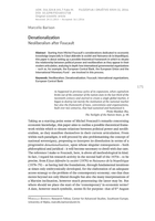 Denationalization: Neoliberalism after Foucault