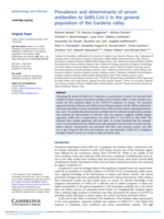 Prevalence and determinants of serum antibodies to SARS-CoV-2 in the general population of the Gardena Valley