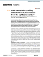 DNA methylation profiling in mummified human remains from the eighteenth‑century