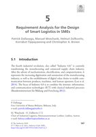 Requirement Analysis for the Design of Smart Logistics in SMEs