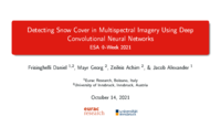 Detecting Snow Cover in Multispectral Imagery Using Deep Convolutional Neural Networks