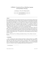 CoPModL: Construction Process Modeling Language and Satisfiability Checking