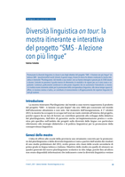 Diversità linguistica on tour: la mostra itinerante e interattiva del progetto “SMS - A lezione con più lingue”