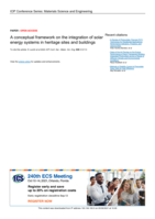 A conceptual framework on the integration of solar energy systems in heritage sites and buildings