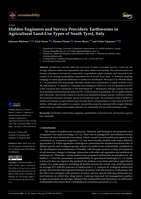 Hidden Engineers and Service Providers: Earthworms in Agricultural Land-Use Types of South Tyrol, Italy