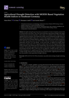 Agricultural Drought Detection with MODIS Based Vegetation Health Indices in Southeast Germany