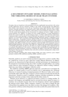 A multibody dynamic model for evaluating the vibrating modes of gear train systems
