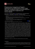 Complementary Untargeted and Targeted Metabolomics for Differentiation of Extra Virgin Olive Oils of Different Origin of Purchase Based on Volatile and Phenolic Composition and Sensory Quality