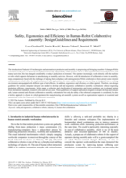 Safety, Ergonomics and Efficiency in Human-Robot Collaborative Assembly: Design Guidelines and Requirements