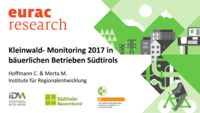 Kleinwald-Monitoring 2017 in bäuerlichen Betrieben Südtirols