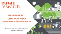 The new inhabitants of mountain regions: foreign immigration in the Italian high lands