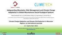 Safeguarding Mountains: Risk Management and Climate Change Adaptation in Global Mountainous Social-Ecological Systems