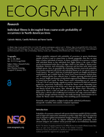 Individual fitness is decoupled from coarse-scale probability of occurrence in North American trees