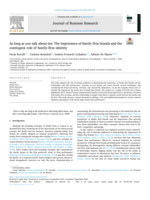 As Long As You Talk About Me: The Importance of Family Firm Brands and The Contingent Role of Family-Firm Identity