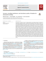 Accuracy, recording interference, and articulatory quality of headsets for ultrasound recordings