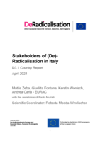 Stakeholders of (De)-Radicalisation in Italy