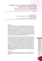 L’emergenza Covid-19 e la necessità di ripensare l’ambiente di apprendimento, a casa come a scuola = The Covid-19 emergency and the need to rethink the learning environment, at home as at school
