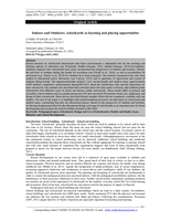 Indoors and Outdoors: Schoolyards as Learning and Playing Opportunities