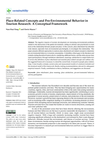 Place-Related Concepts and Pro-Environmental Behavior in Tourism Research: A Conceptual Framework
