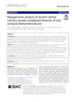 Metagenomic analysis of ancient dental calculus reveals unexplored diversity of oral archaeal Methanobrevibacter