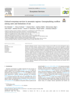 Cultural ecosystem services in mountain regions: Conceptualising conflicts among users and limitations of use