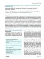 Estimating aquatic invertebrate diversity in the southern Alps using data from Biodiversity Days