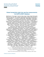 Global transpiration data from sap flow measurements: the SAPFLUXNET database