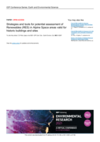 Strategies and tools for potential assessment of Renewables (RES) in Alpine Space areas valid for historic buildings and sites