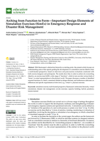 Arching from Function to Form—Important Design Elements of Simulation Exercises (SimEx) in Emergency Response and Disaster Risk Management