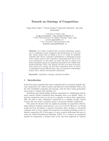 Towards an Ontology of Competition