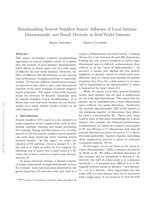Benchmarking Nearest Neighbor Search: Influence of Local Intrinsic Dimensionality and Result Diversity in Real-World Datasets